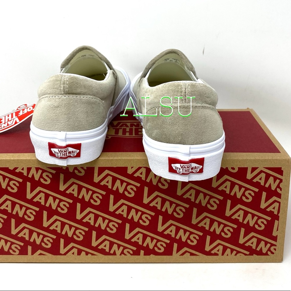 VANS Classic Slip On T Velvet Grey Women’s Sneaker - Picture 6 of 10